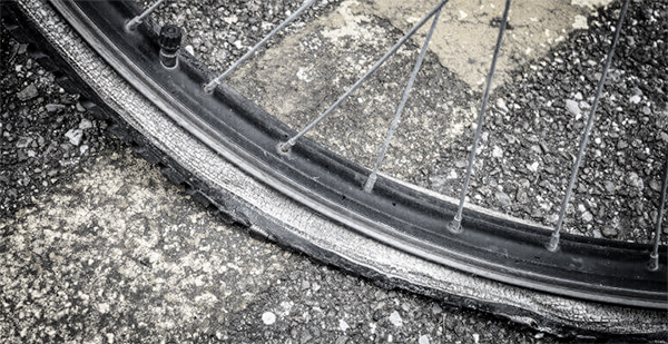 flat tyre