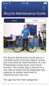 bicycle maintenance guide app
