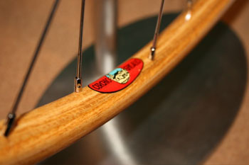 wooden wheel rim