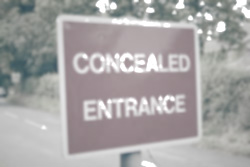 concealed entrance