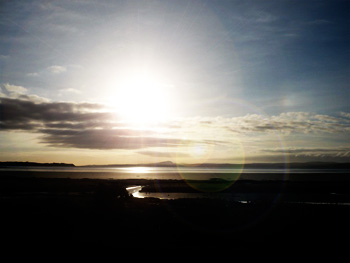 sun over loch indaal
