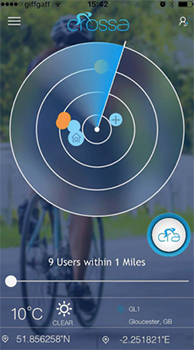 crossa cycling app