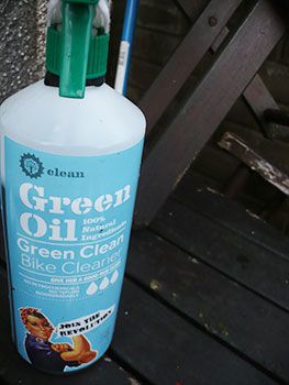 green oil bike cleaner