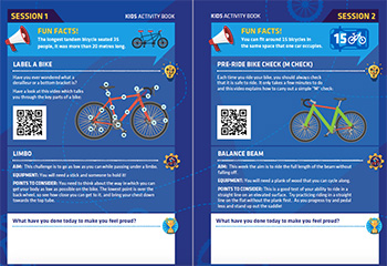 scottish cycling activity book