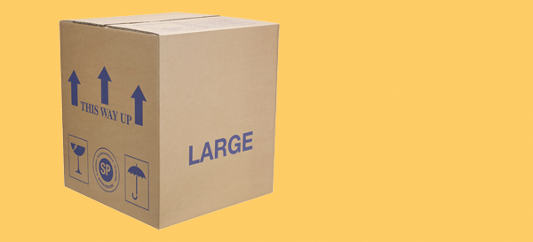 large cardboard box
