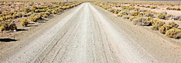 gravel road