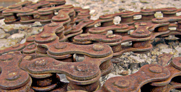 rusty chain