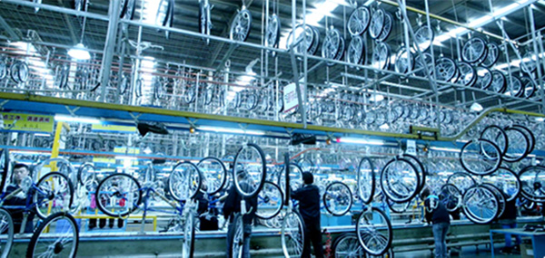 bicycle production line