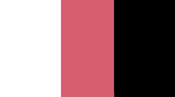 black white pink