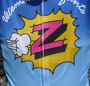 santini team z jersey and shorts