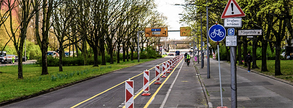 pop-up cycle lane